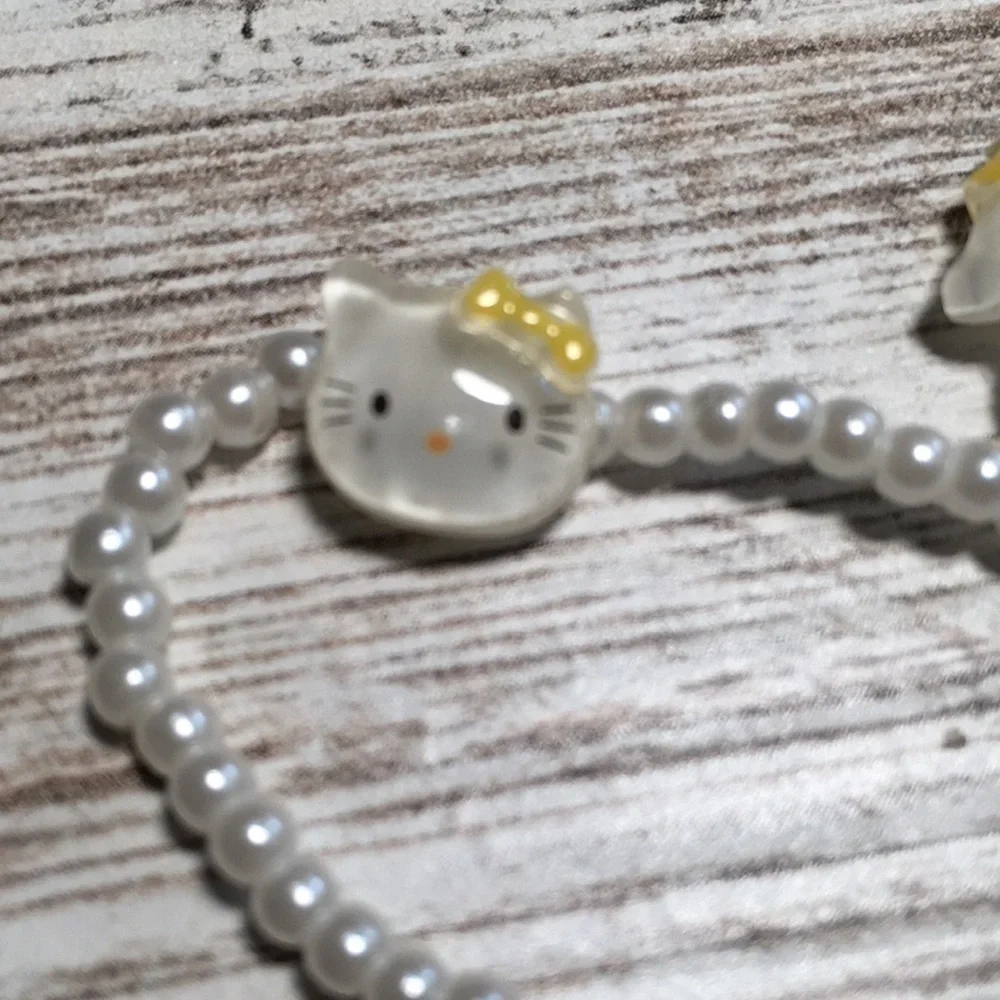 Hello Kitty Toddler Pearl Bracelet and Ring Set The Princess Store